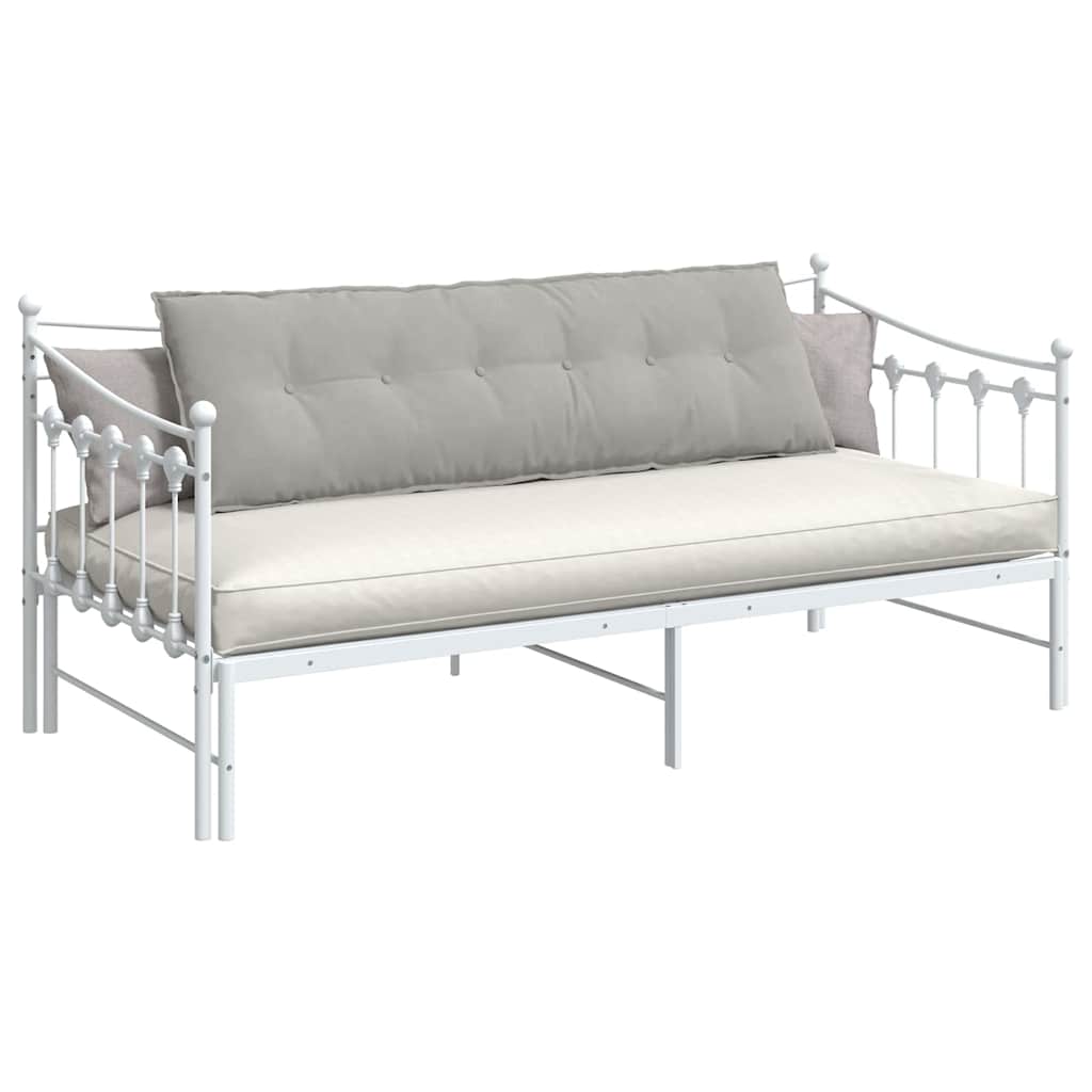 Vidaxx coussin de dossier gris clair 160 x 50 cm tissu microfibre