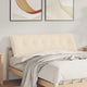 Vidaxx coussin de dossier beige 160 x 50 cm tissu microfibre
