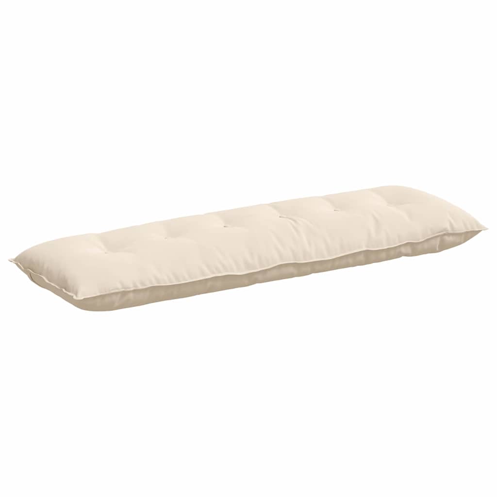 Vidaxx coussin de dossier beige 160 x 50 cm tissu microfibre
