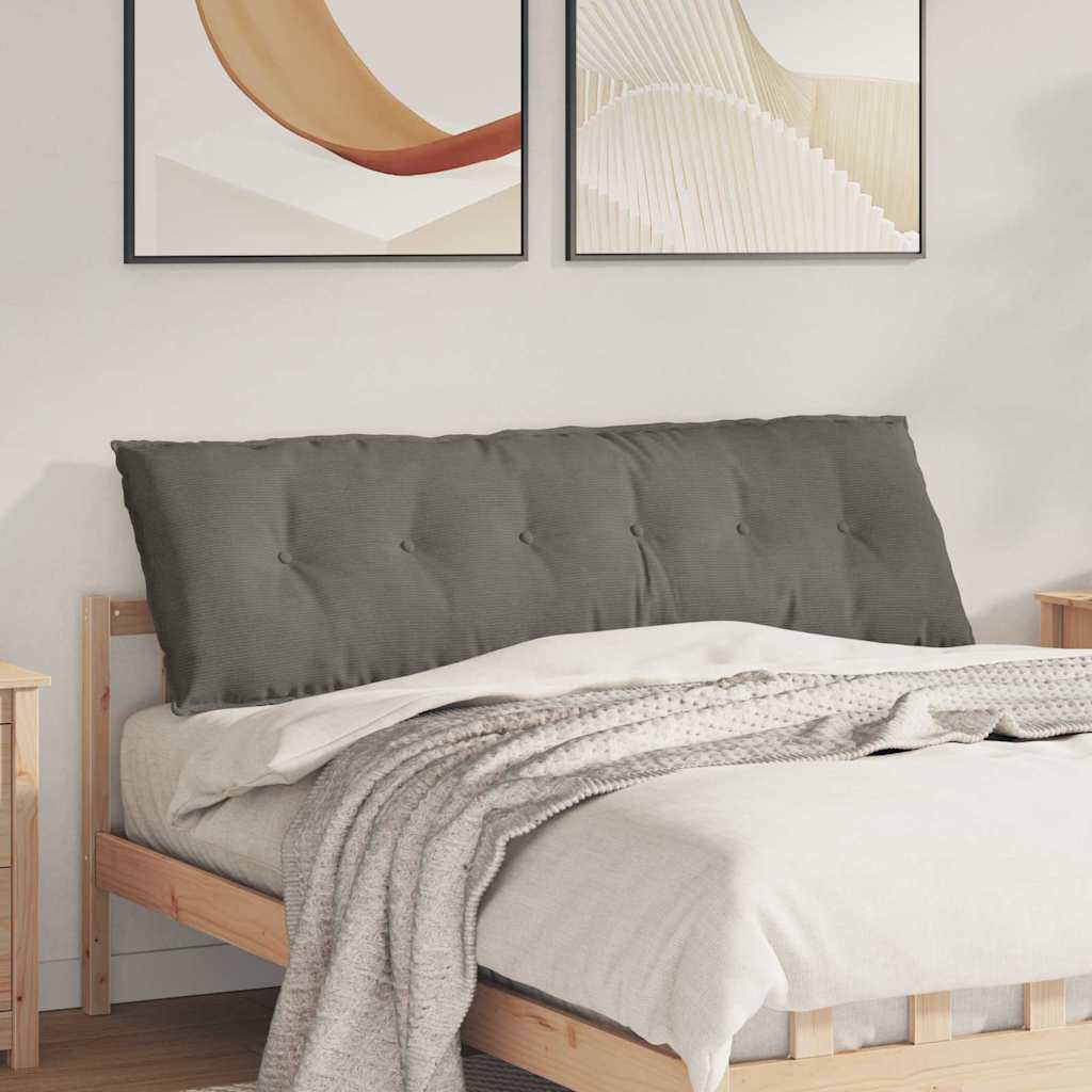 Vidaxx coussin de dossier gris clair 160 x 50 cm tissu corde