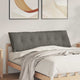 Vidaxx coussin de dossier gris clair 160 x 50 cm tissu corde