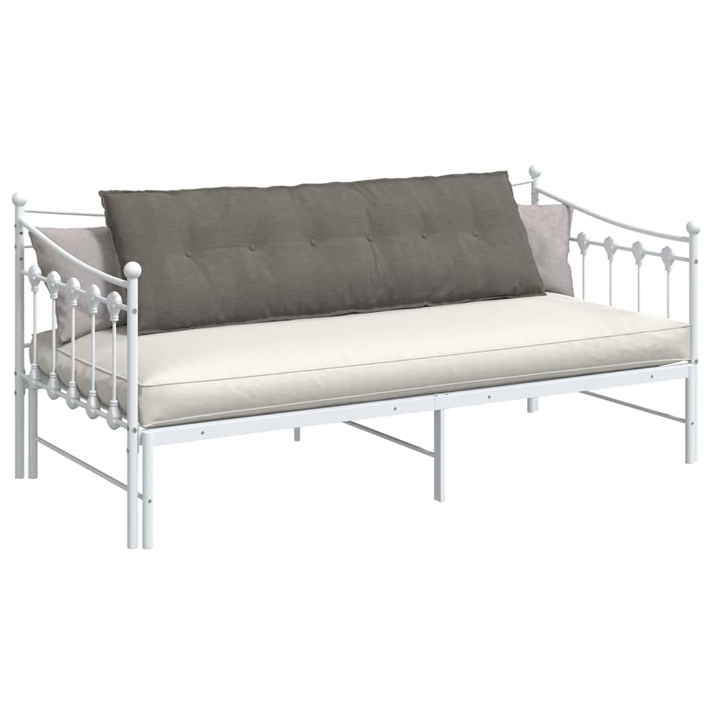 Vidaxx coussin de dossier gris clair 160 x 50 cm tissu corde
