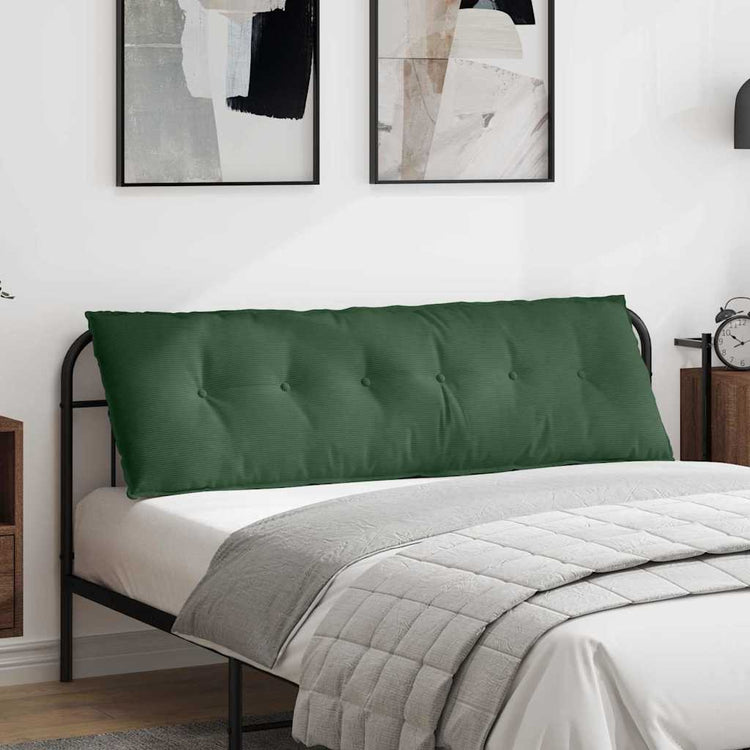 Vidaxx coussin de dossier vert jungle 160 x 50 cm tissu corde