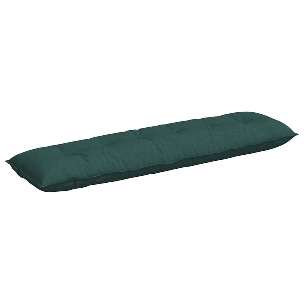 Vidaxx coussin de dossier vert foncé 180 x 19 x 50 cm tissu