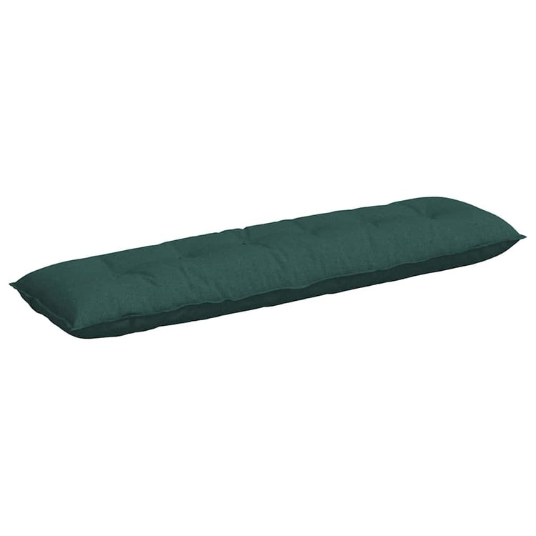 Vidaxx coussin de dossier vert foncé 180 x 19 x 50 cm tissu