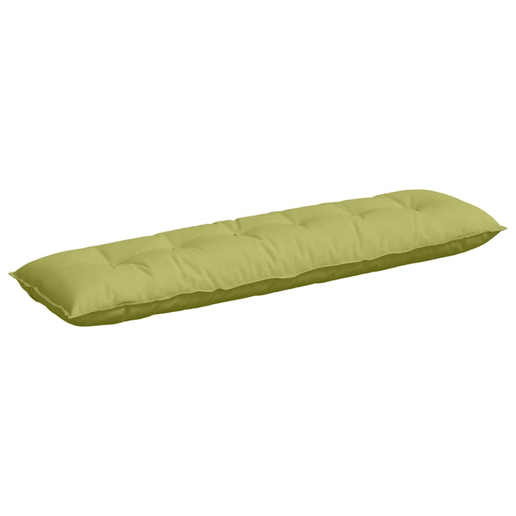 Vidaxx coussin de dossier vert clair 180 x 19 x 50 cm tissu