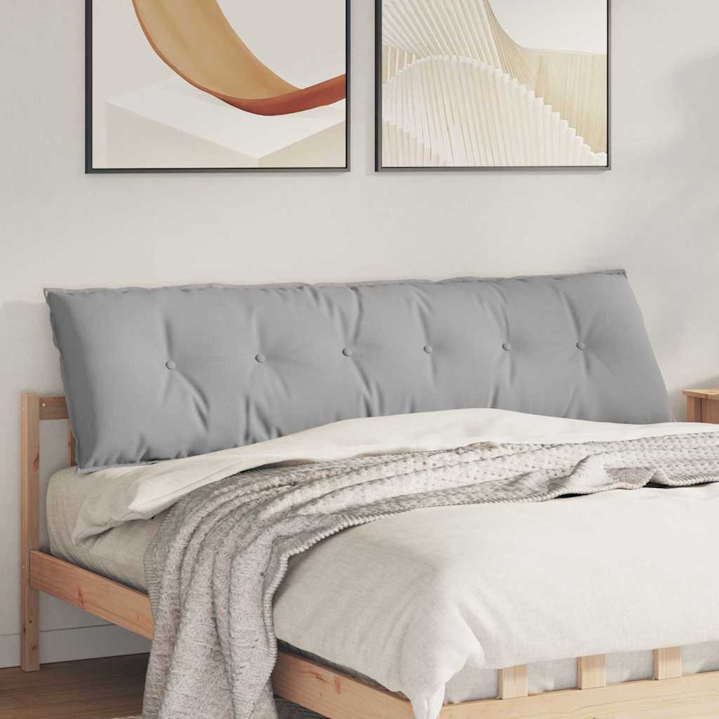 Vidaxx coussin de dossier gris nuage 180 x 19 x 50 cm tissu