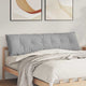 Vidaxx coussin de dossier gris nuage 180 x 19 x 50 cm tissu