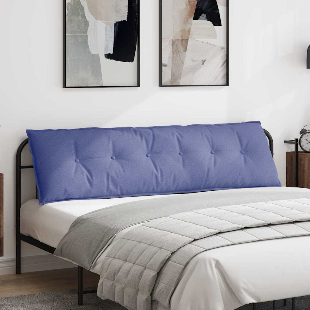 Vidaxx coussin de dossier jeans bleu 180 x 19 x 50 cm tissu