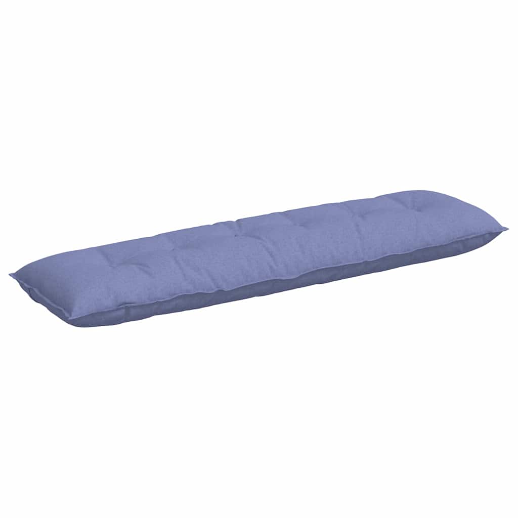 Vidaxx coussin de dossier jeans bleu 180 x 19 x 50 cm tissu