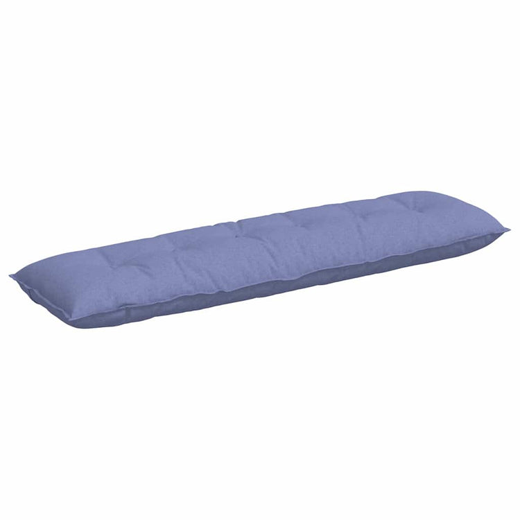 Vidaxx coussin de dossier jeans bleu 180 x 19 x 50 cm tissu