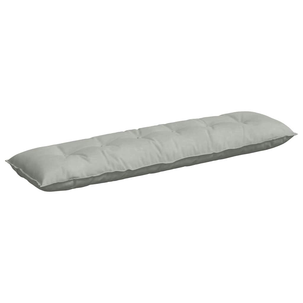 Vidaxx coussin de dossier gris clair 180 x 50 cm tissu corde