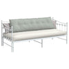 Vidaxx coussin de dossier gris clair 180 x 50 cm tissu corde