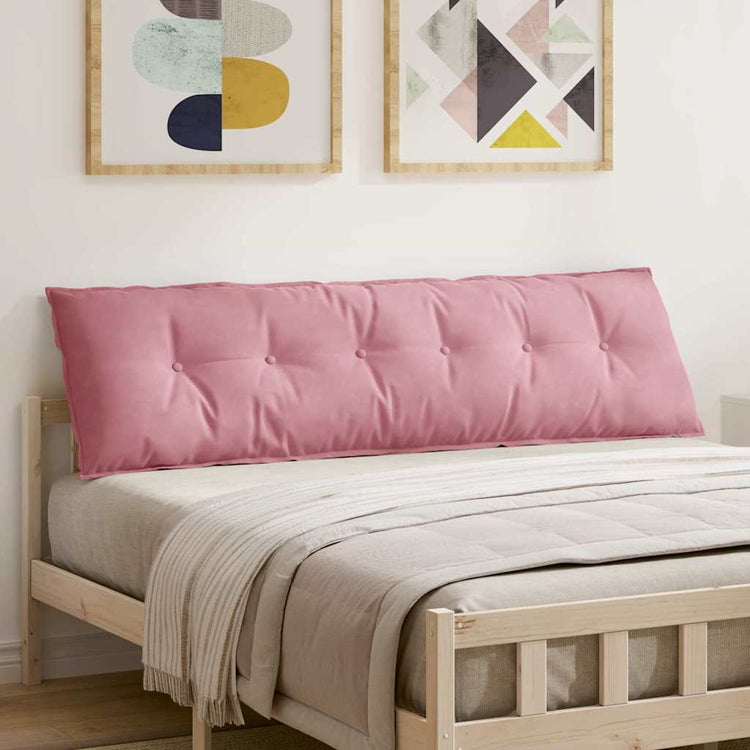 Vidaxx coussin de dossier rose 180 x 50 cm tissu corde