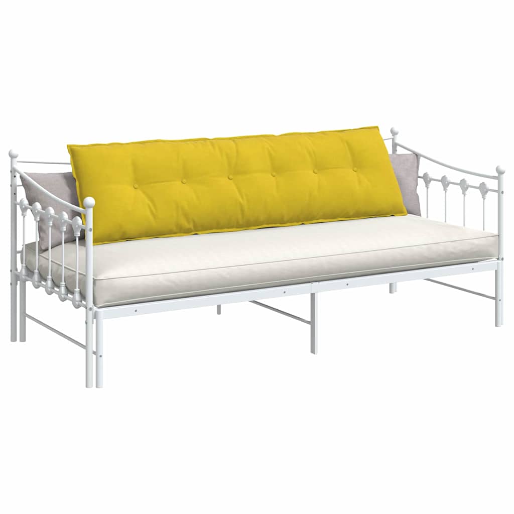 Vidaxx coussin de dossier jaune 180 x 50 cm tissu corde