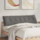 Vidaxx coussin de dossier gris clair 180 x 50 cm tissu corde