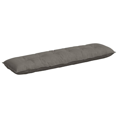Vidaxx coussin de dossier gris clair 180 x 50 cm tissu corde