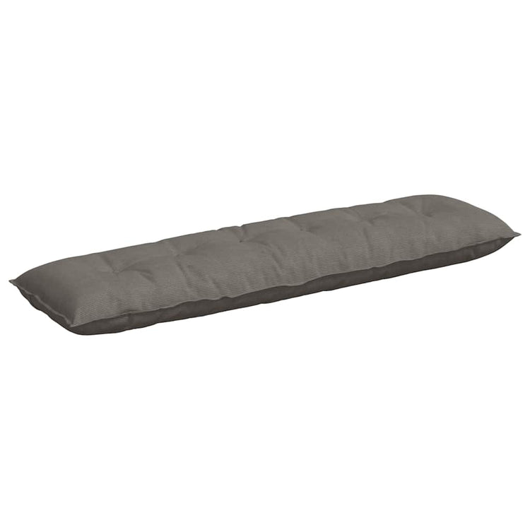 Vidaxx coussin de dossier gris clair 180 x 50 cm tissu corde