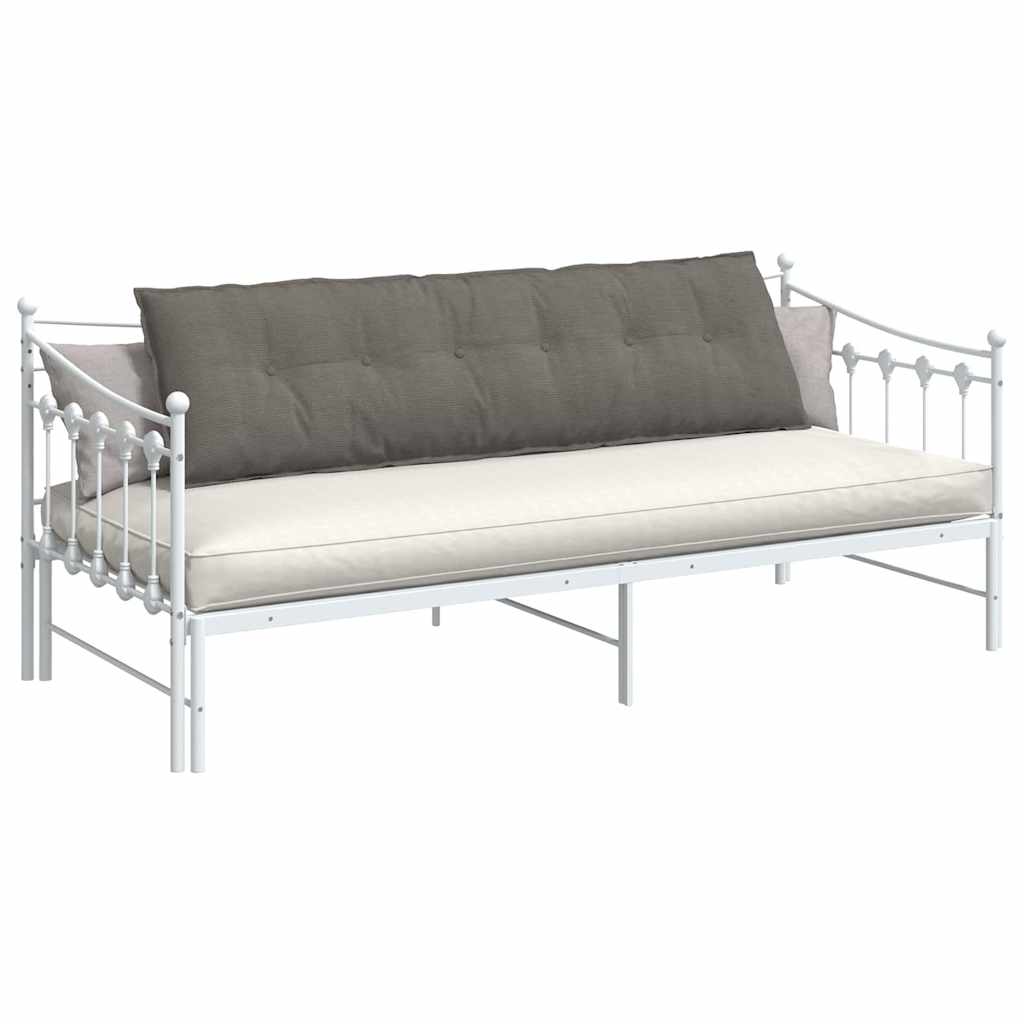 Vidaxx coussin de dossier gris clair 180 x 50 cm tissu corde