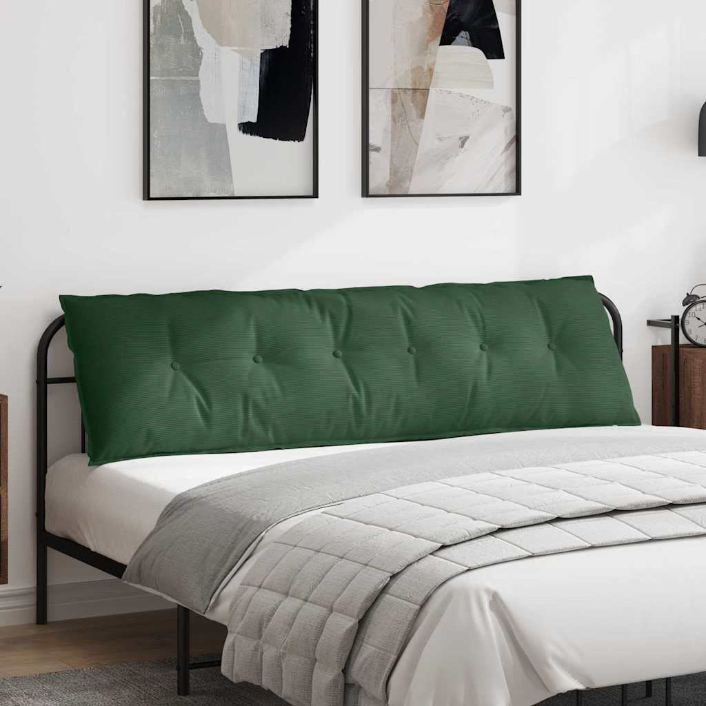 Vidaxx coussin de dossier vert jungle 180 x 50 cm tissu corde