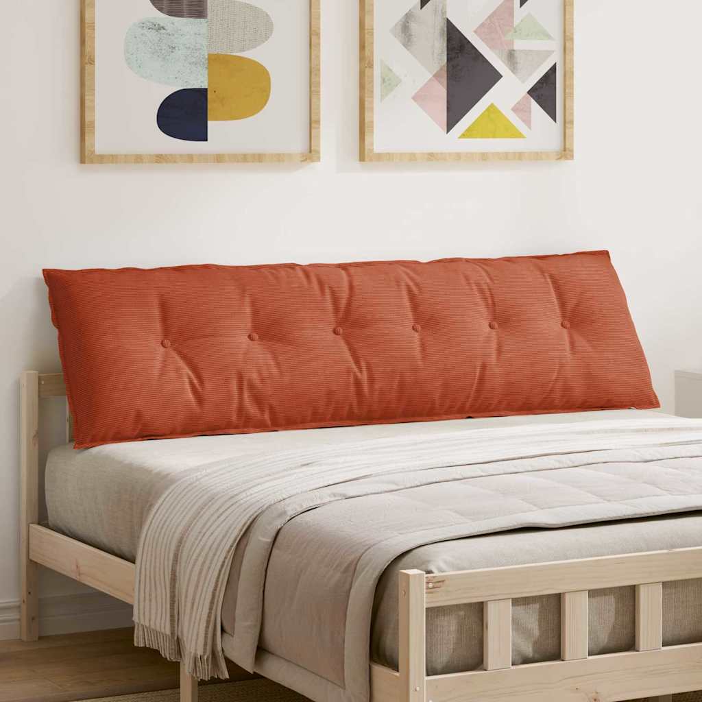 Vidaxx coussin de dossier rouge-orange 180 x 50 cm tissu corde