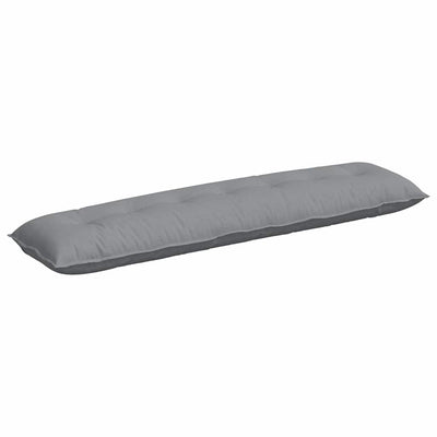 Vidaxx coussin de dossier gris clair 200 x 19 x 50 cm tissu