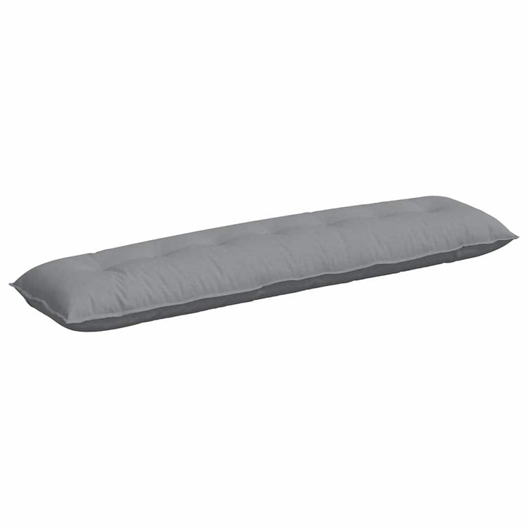 Vidaxx coussin de dossier gris clair 200 x 19 x 50 cm tissu