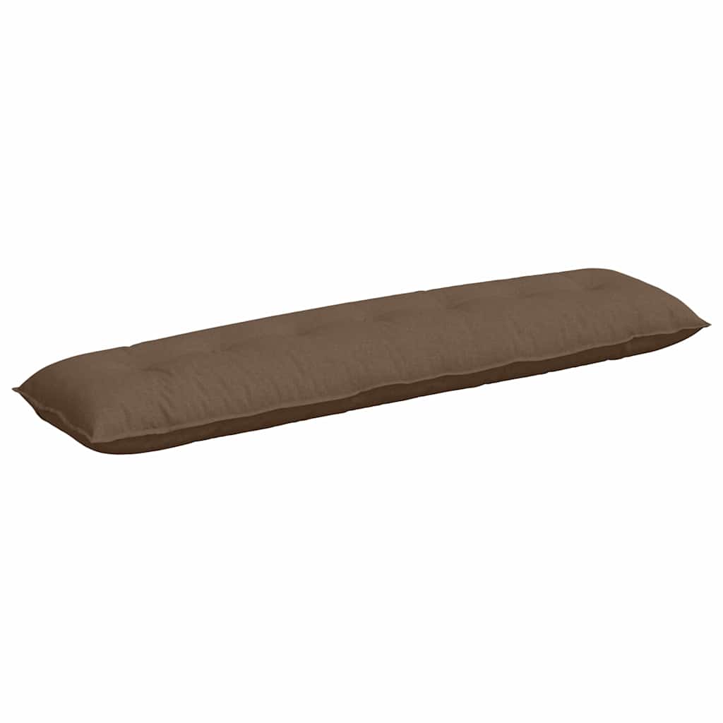Vidaxx coussin de dossier marron 200 x 19 x 50 cm tissu