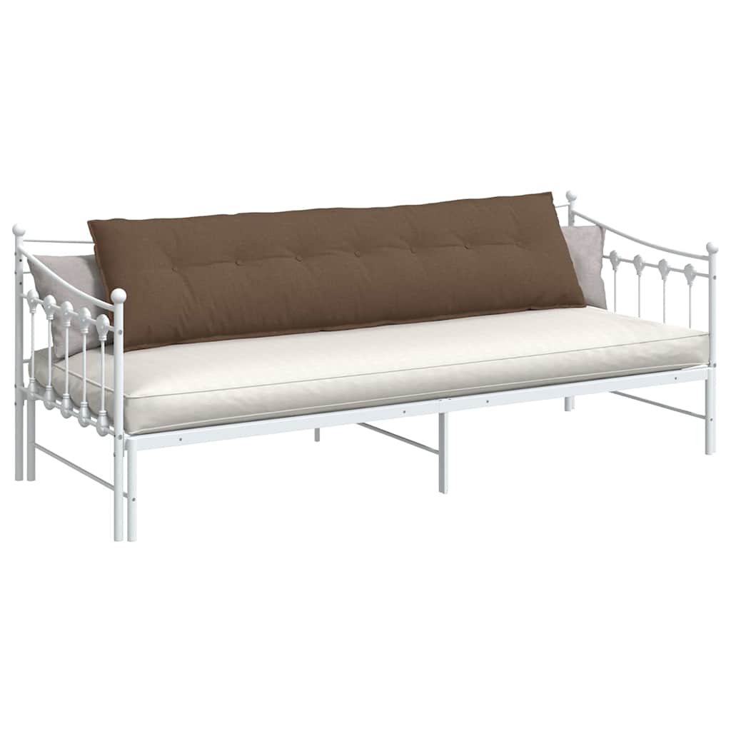 Vidaxx coussin de dossier marron 200 x 19 x 50 cm tissu