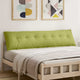 VidaXL coussin de dossier vert clair 200 x 19 x 50 cm tissu
