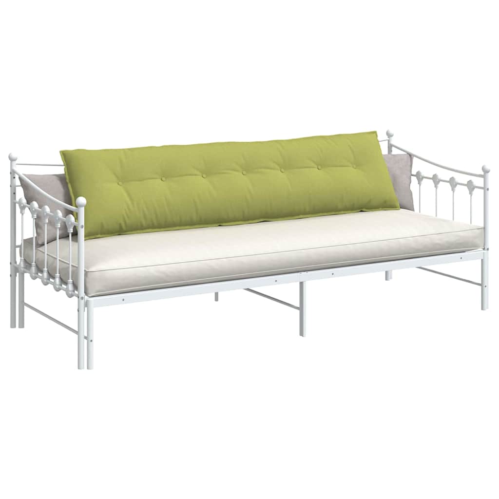 VidaXL coussin de dossier vert clair 200 x 19 x 50 cm tissu