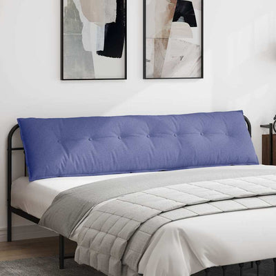 Vidaxx coussin de dossier jeans bleu 200 x 19 x 50 cm tissu