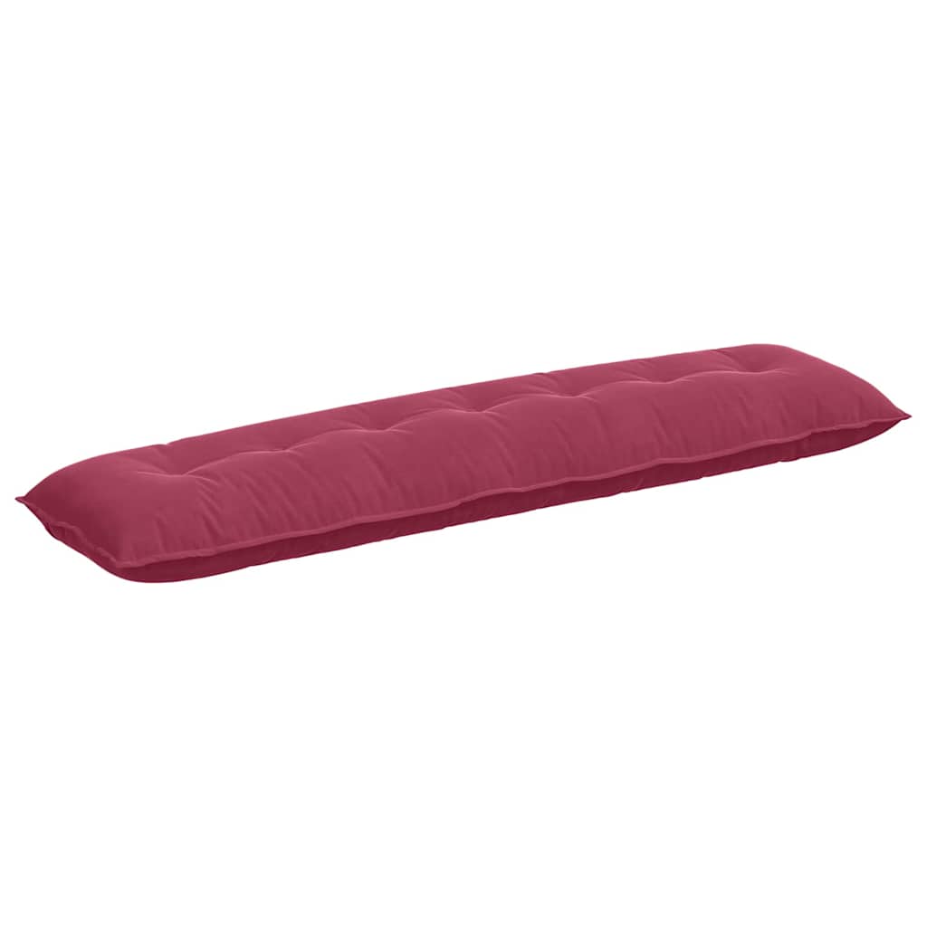 Vidaxx coussin de dossier rouge vin 200 x 50 cm tissu corde