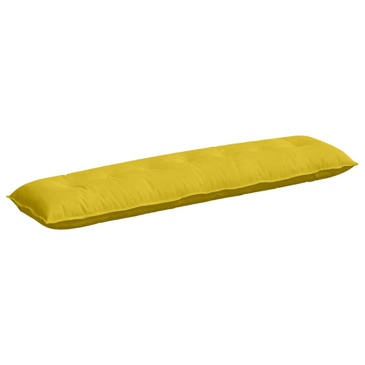 Vidaxx coussin de dossier jaune 200 x 50 cm tissu corde