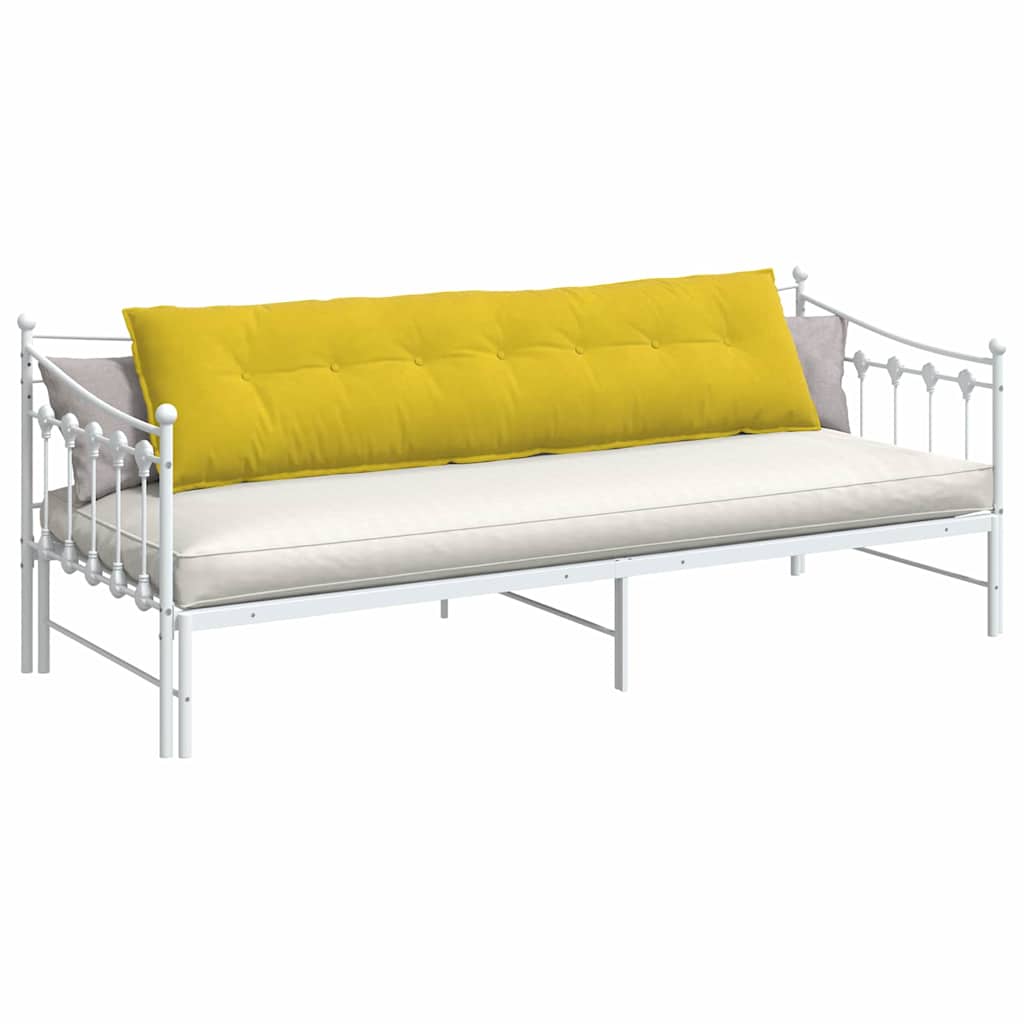 Vidaxx coussin de dossier jaune 200 x 50 cm tissu corde