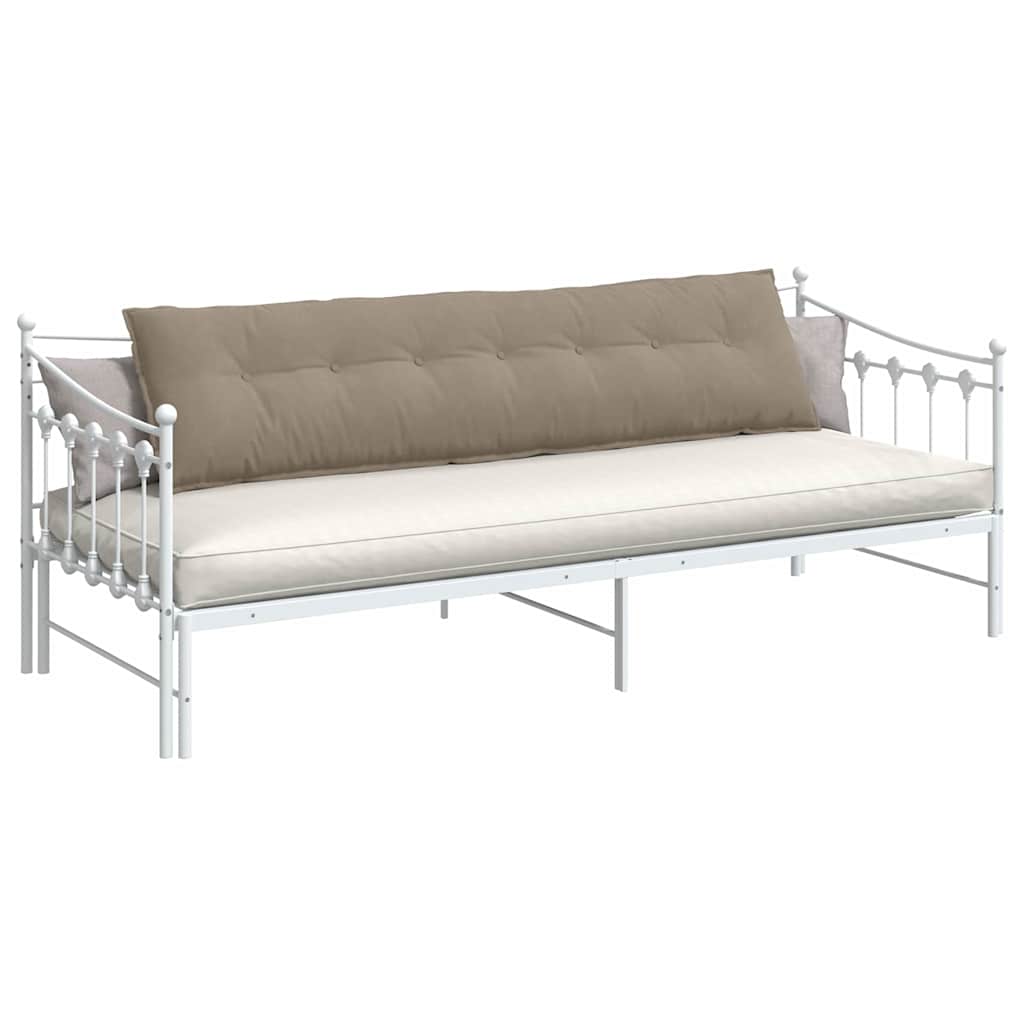Vidaxx coussin de dossier taupe 200 x 50 cm tissu microfibre