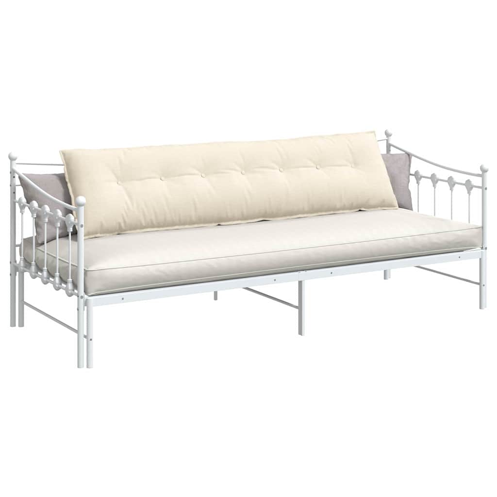 Vidaxx coussin de dossier crème 200 x 50 cm tissu corde