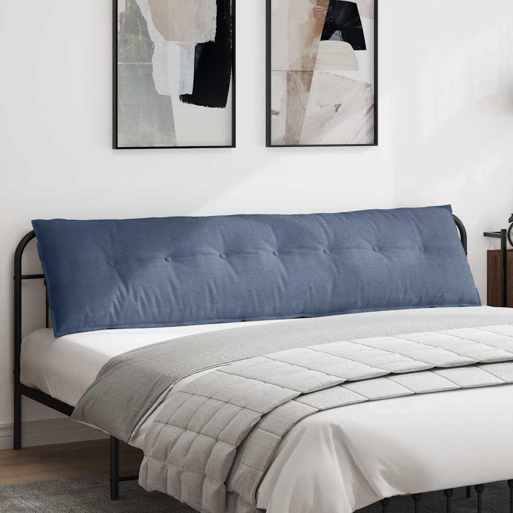 Vidaxx coussin de dossier bleu 200 x 50 cm tissu corde