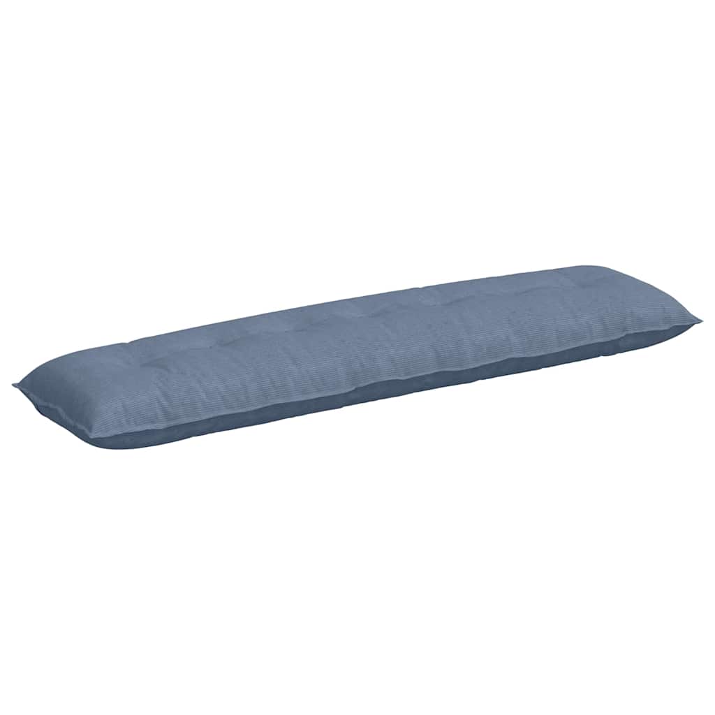 Vidaxx coussin de dossier bleu 200 x 50 cm tissu corde