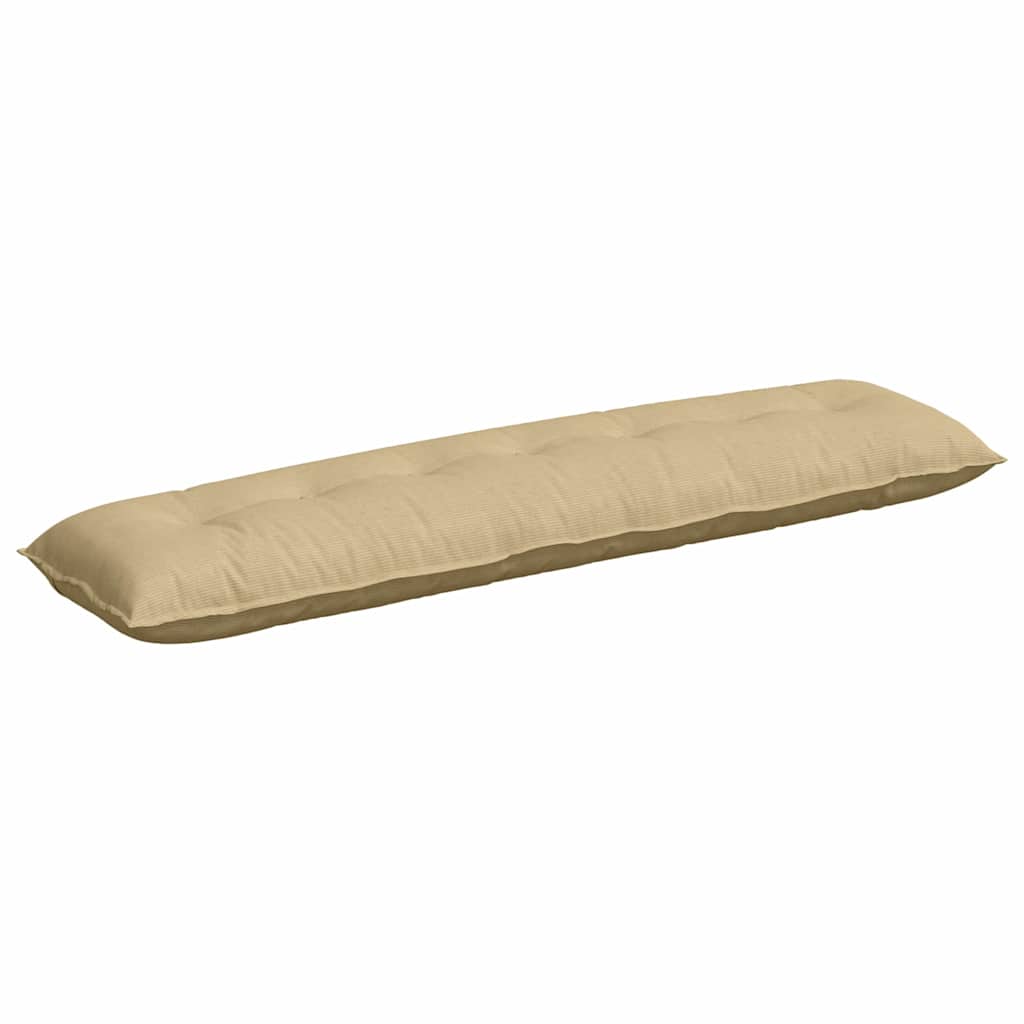 Vidaxx coussin de dossier gris vert 200 x 50 cm tissu corde
