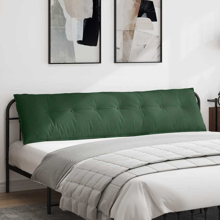 Vidaxx coussin de dossier vert jungle 200 x 50 cm tissu corde