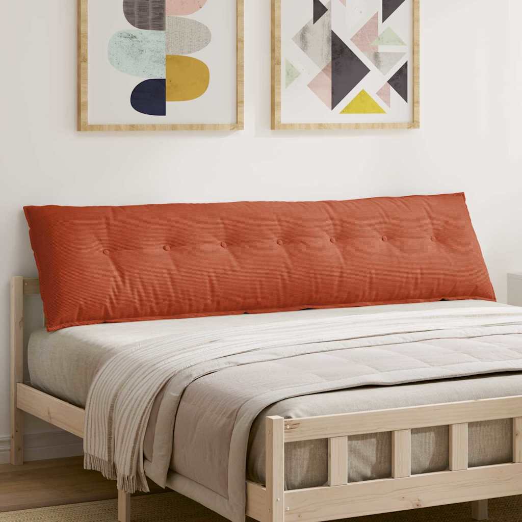 Vidaxx coussin de dossier rouge-orange 200 x 50 cm tissu corde