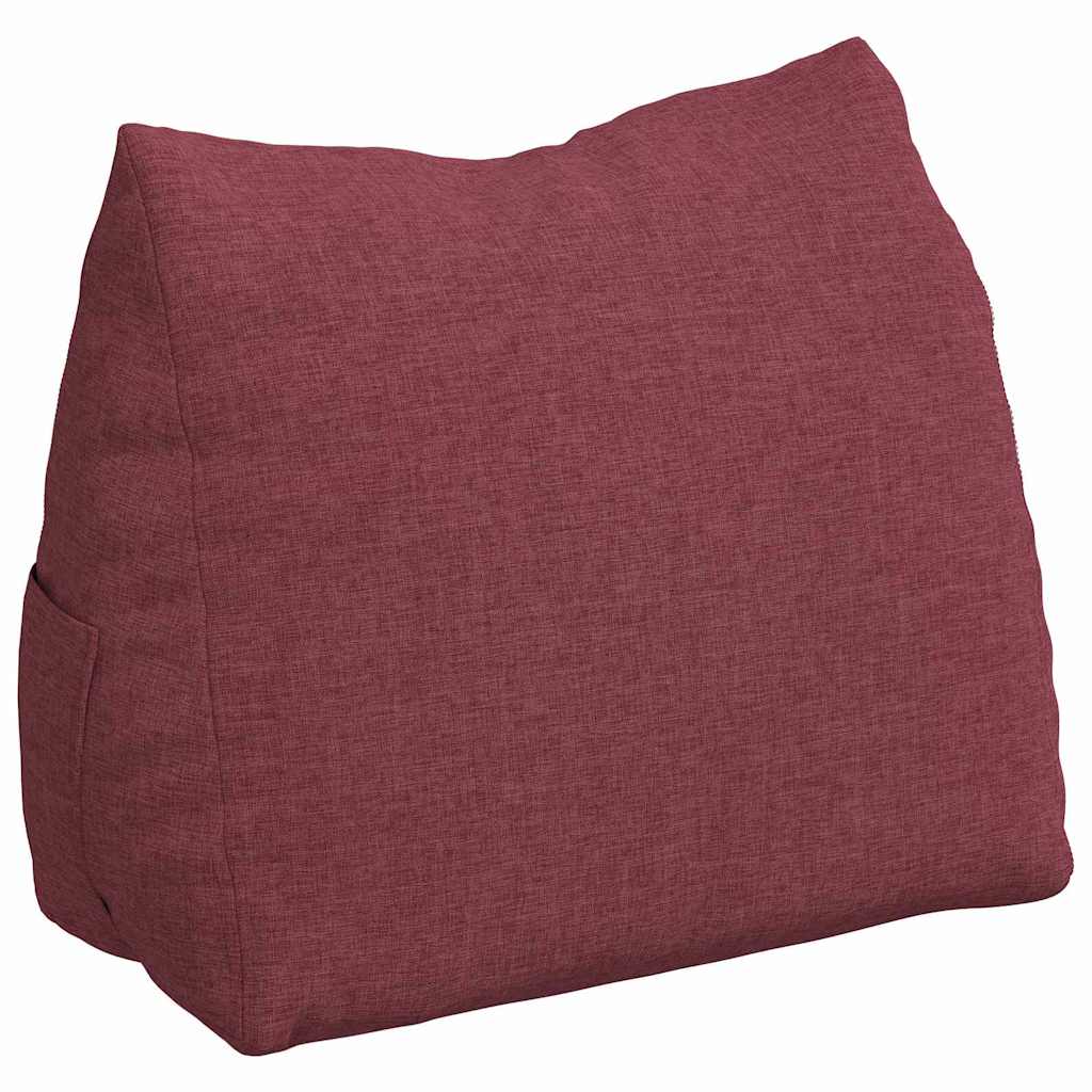 Vidaxx coussin de dossier rouge vin 45 x 20 x 35 cm tissu