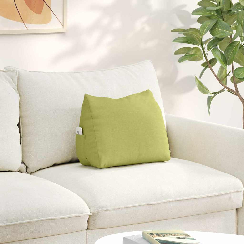 Vidaxx coussin de dossier vert clair 45 x 20 x 35 cm tissu
