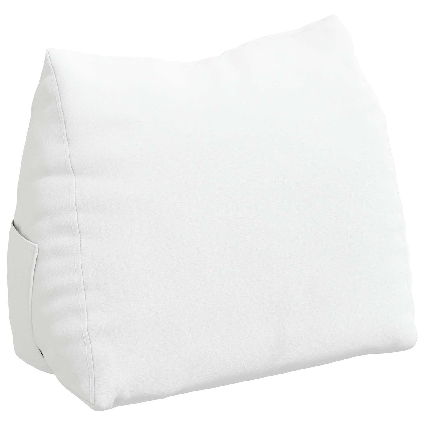 VidaXL coussin de dossier blanc 45 x 20 x 35 cm tissu
