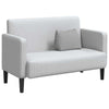 Vidaxx coussin de dossier gris nuage 45 x 20 x 35 cm tissu
