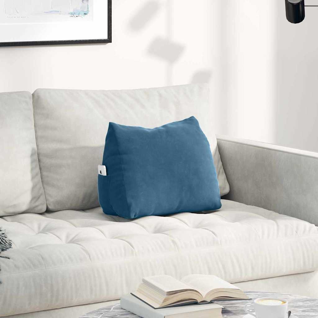 Vidaxx coussin de dossier bleu 45 x 20 x 35 cm tissu corde