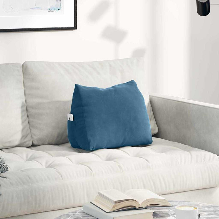 Vidaxx coussin de dossier bleu 45 x 20 x 35 cm tissu corde