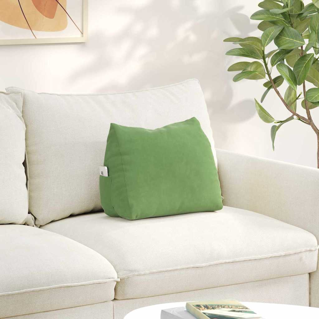 Vidaxx coussin de dossier vert clair 45 x 20 x 35 cm tissu corde