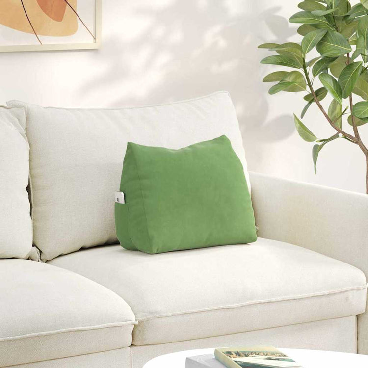 Vidaxx coussin de dossier vert clair 45 x 20 x 35 cm tissu corde